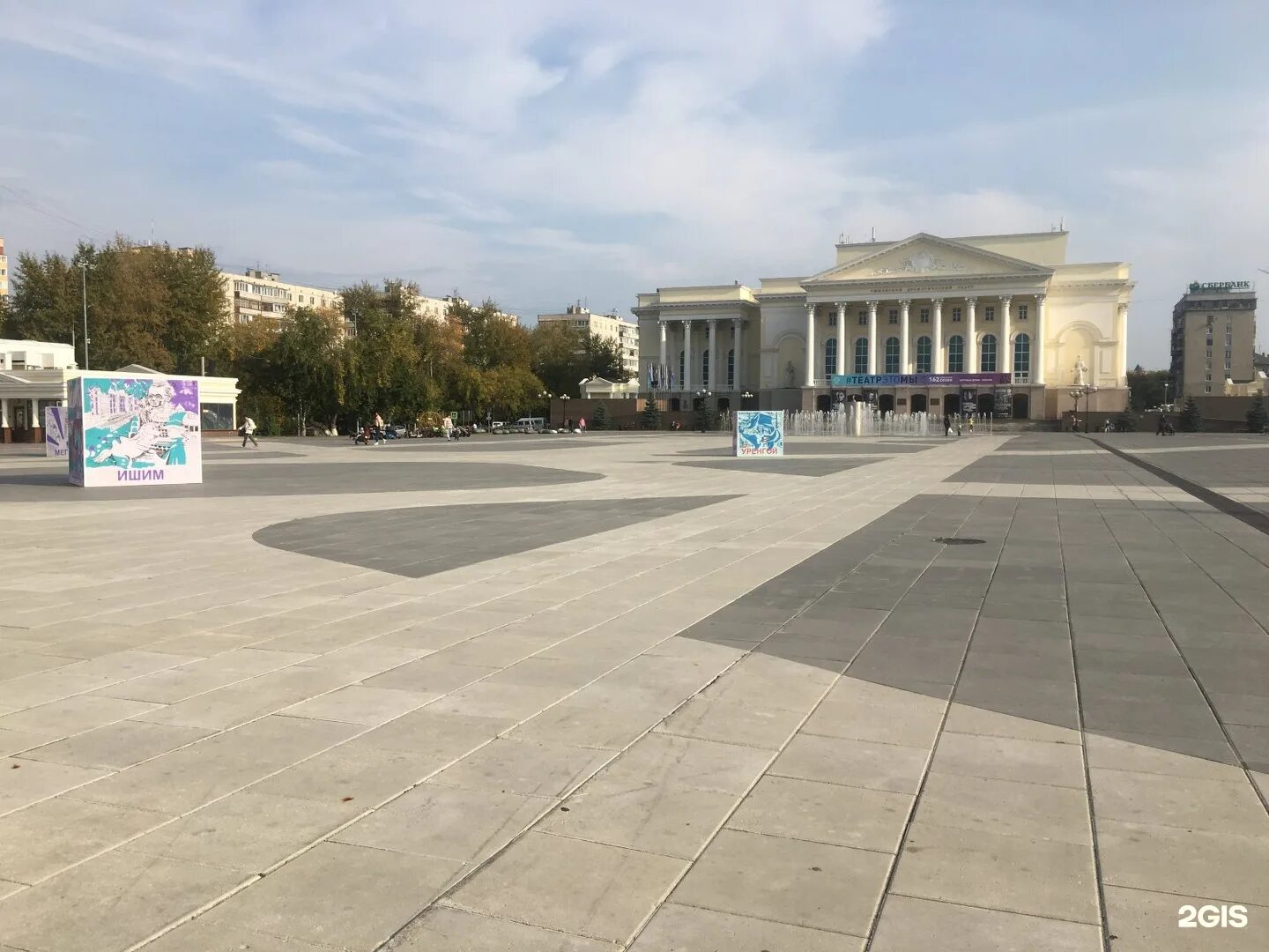 На площади 400-летия Тюмени перестал работать фонтан: почему - 8 июля 2022 - 8 и