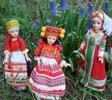 Русский народный костюм для куклы своими руками