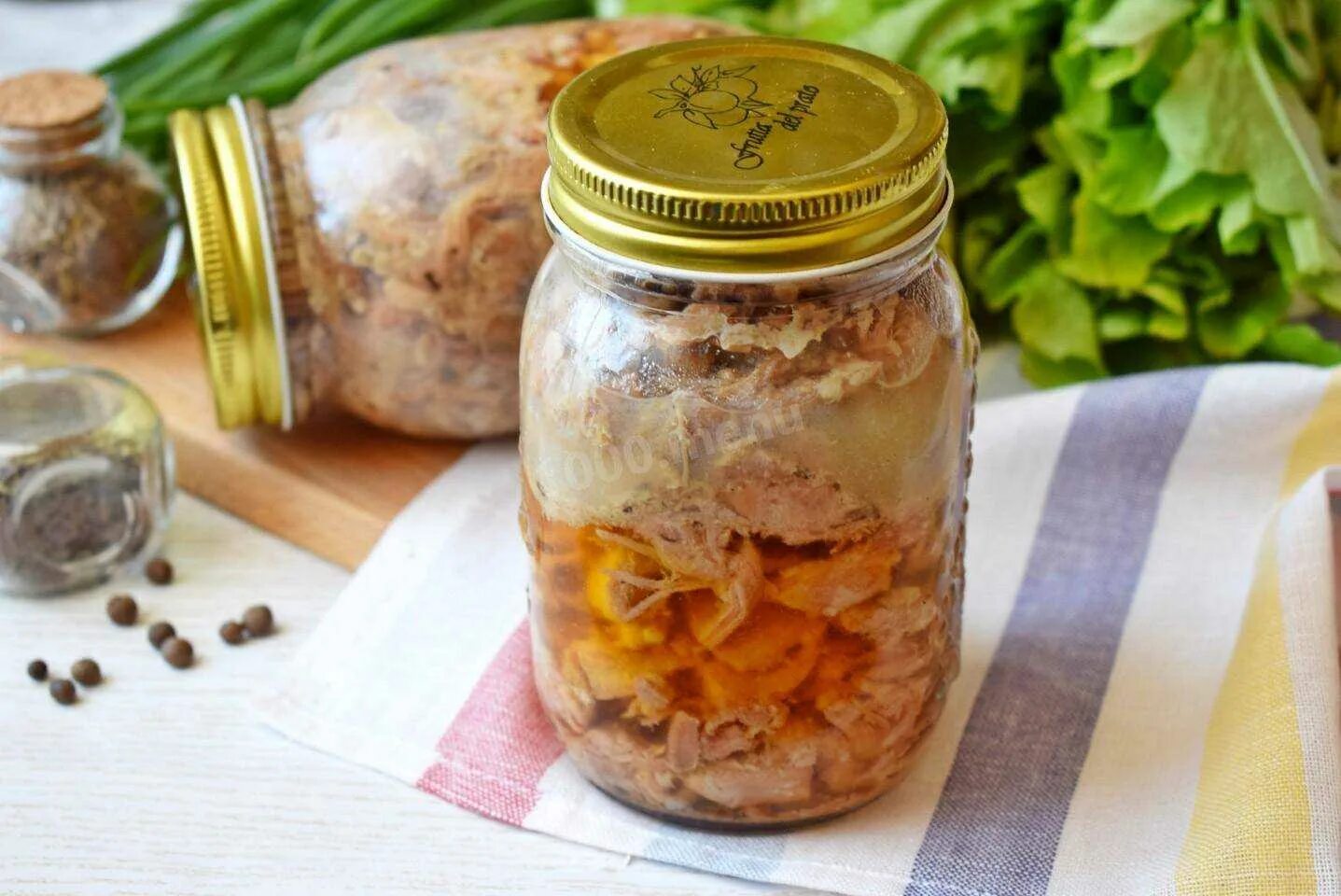 Мясо в банке на зиму