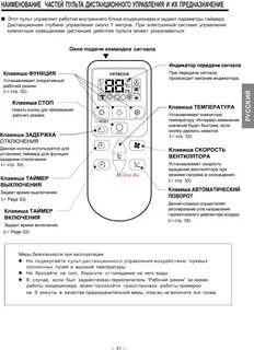 Пульт на сплит системы инструкция русском