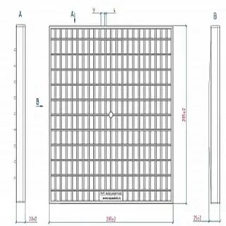 Размеры пластиковых решеток