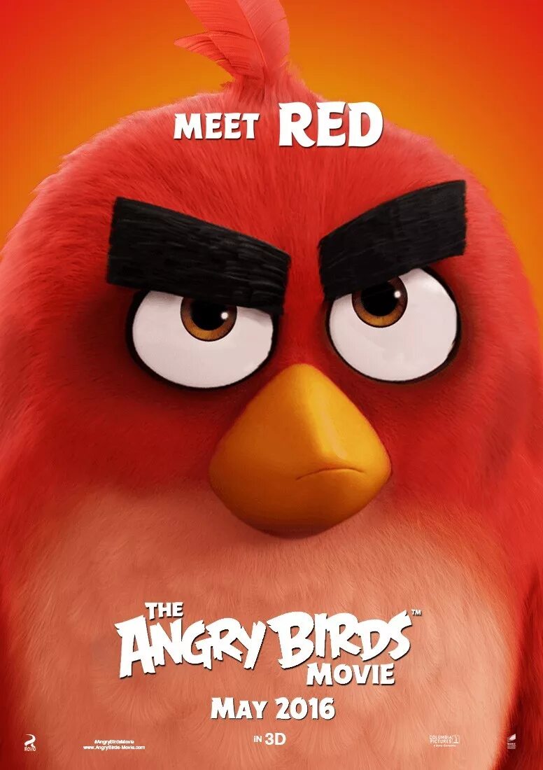 Сердитые птички 2016. Angry Birds (2016) Постер. Сердитая птица.