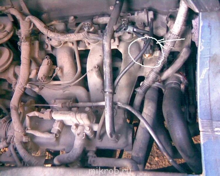 Замена сальника трамблёра - Nissan Serena Mk I (C23), 2 л, 1995 года своими рука