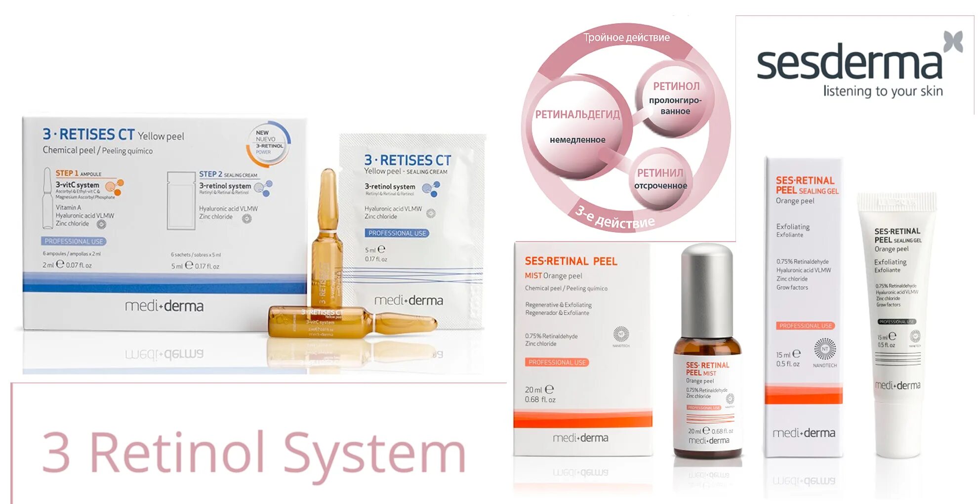 mediderma 3 RETISES CT YELLOW PEEL retinol wit C 7758888255 oficjalne archiw