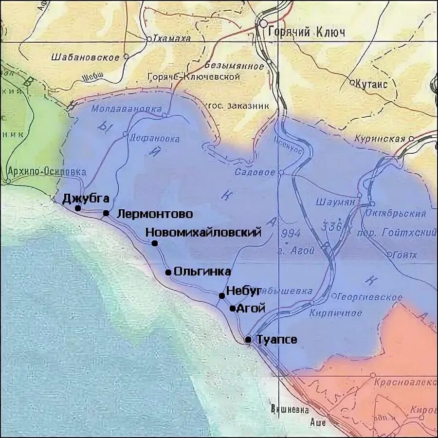 Карта осадков туапсинский. Карта туапсинский район краснодарский край. карта туапсинского района краснодарского. туапсинский район карта побережья. географическая карта черноморского побережья туапсе.