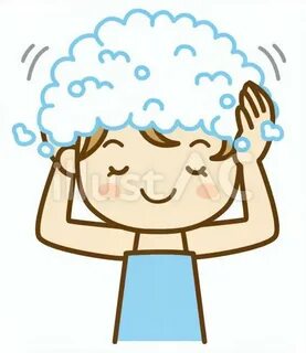 I wash my hair it snow