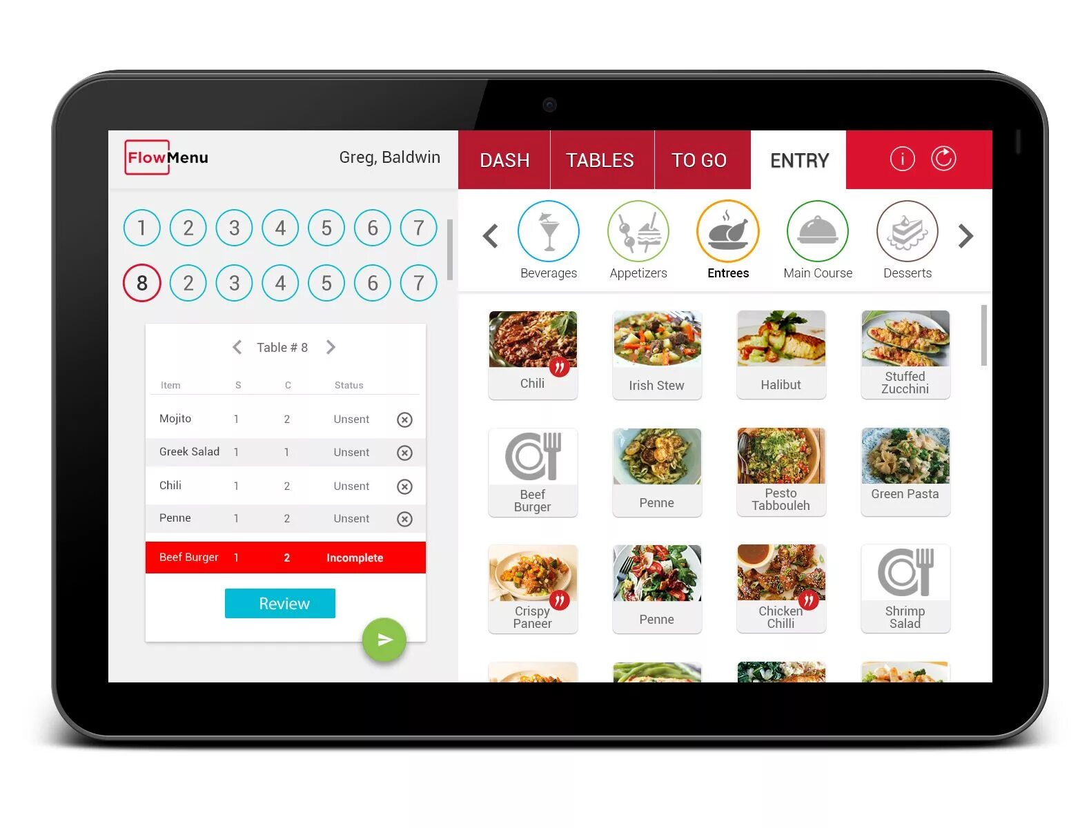 Интерфейс приложения планшета. POS System Design. POS System UI. Restaurant POS Design. Pos page