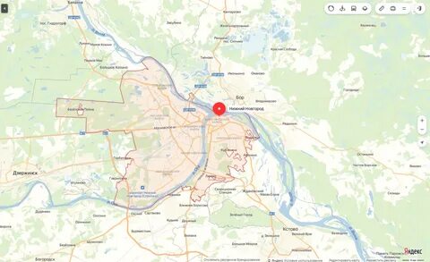 В нижнем новгороде расположенном