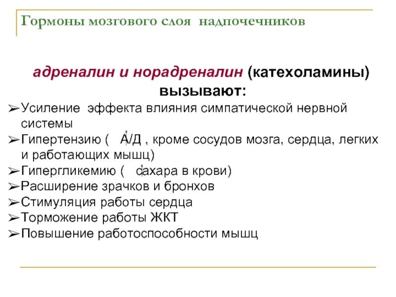 Адреналин повышение в крови. Адреналин норадреналин гормоны мозгового слоя надпочечников. Адреналин и норадреналин функции гормона. Катехоламины – гормоны мозгового слоя надпочечника.. Норадреналин функции гормона.