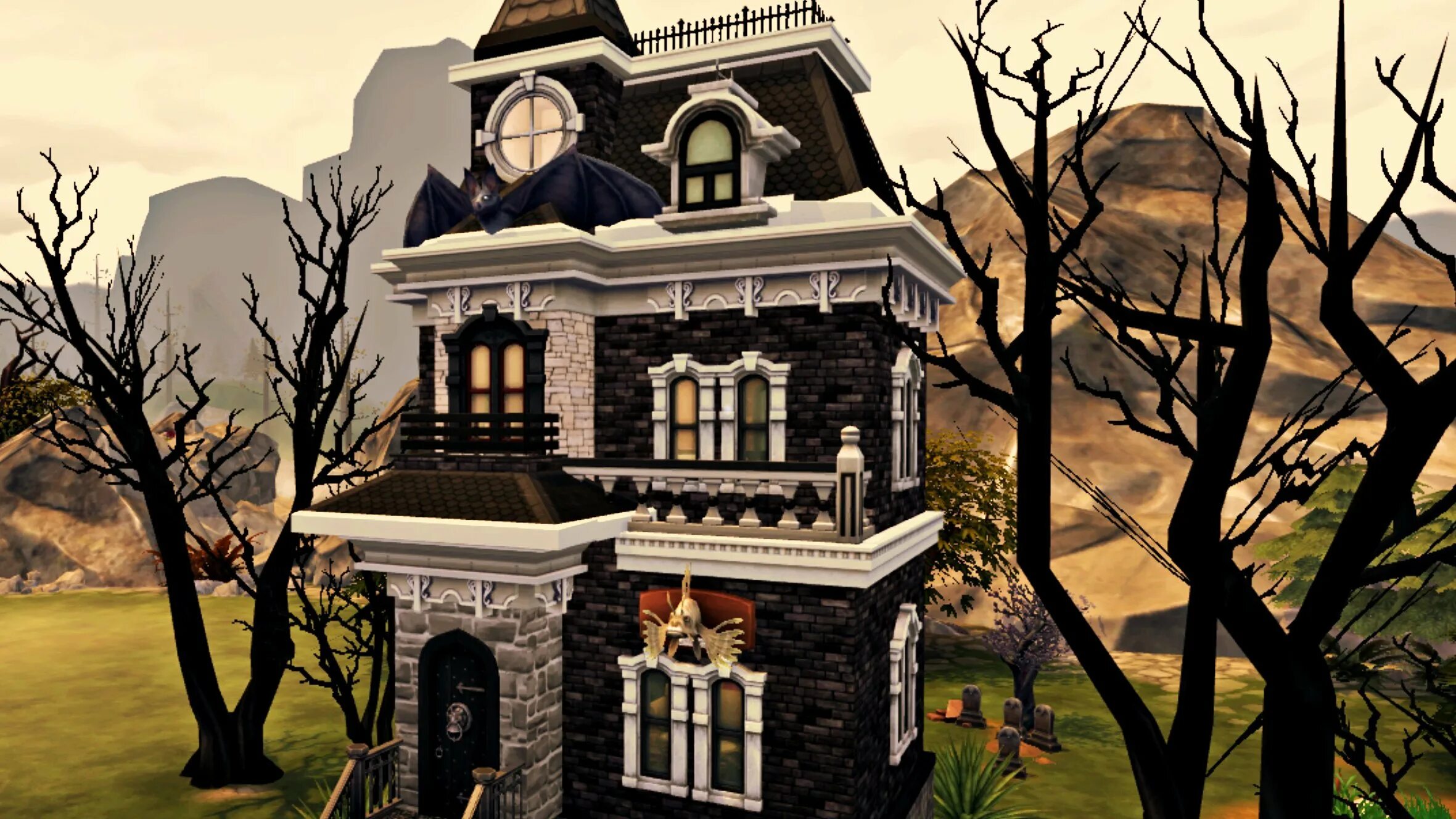 Дом чар. Sims 4 вампирский особняк. симс 4 дом вампира. вампирский дом симс 4. домик для вампира в симс 4.