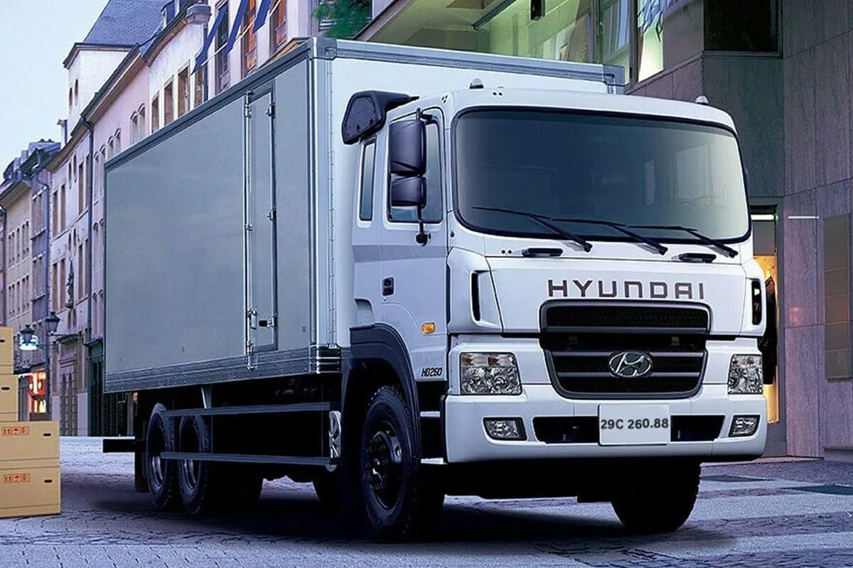 Грузовой автомобиль хендай. Hyundai hd260 Truck.