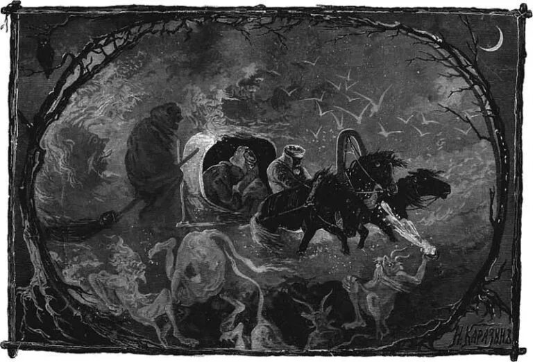 Бесы учить. Бесы пушкин художник симаков. бесы пушкин иллюстрации.