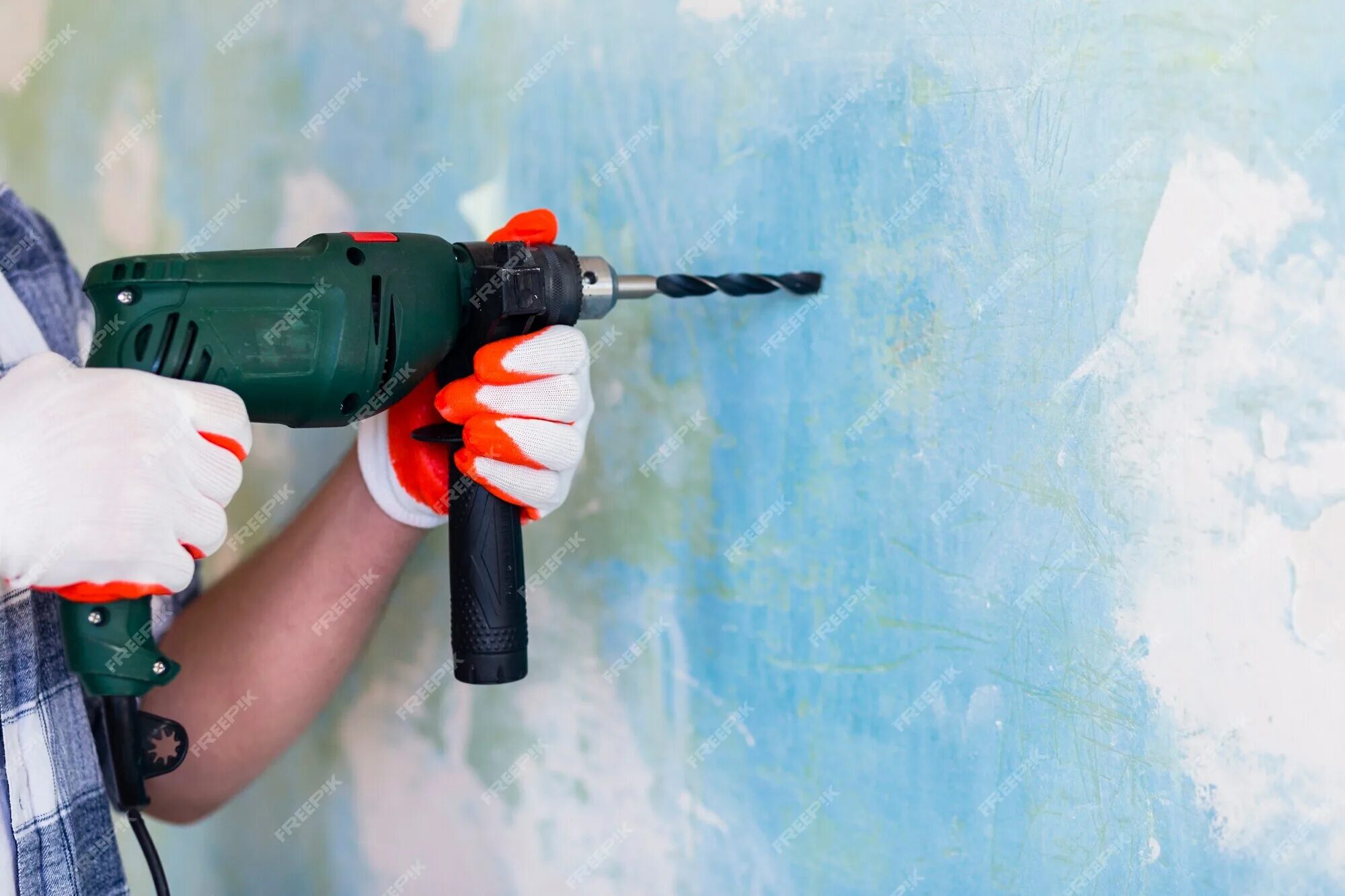 Наклейка на стену для перфоратора. 611. Дрель милуоки для алмазного сверления. Дрель. Узоры на стенах перфоратором.