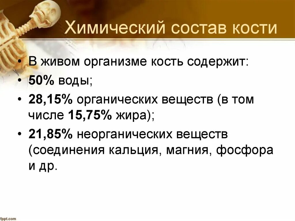 Какое свойство придают костям минеральные вещества. Химический состав кости. Состав костей. Химический состав кости человека. Химический состав и строение костей.