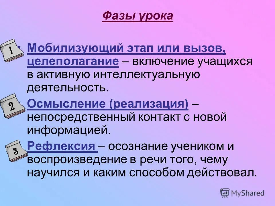 Каковы цели урока