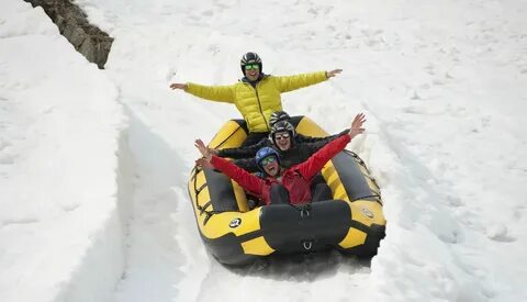 Snow rafting