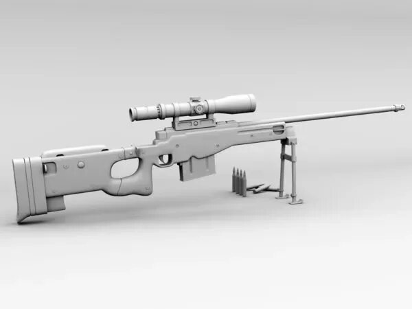 Мод авм. Снайперская винтовка авм. awm 3 д модель снайперка. авм 3д модель. снайперская винтовка 3д.