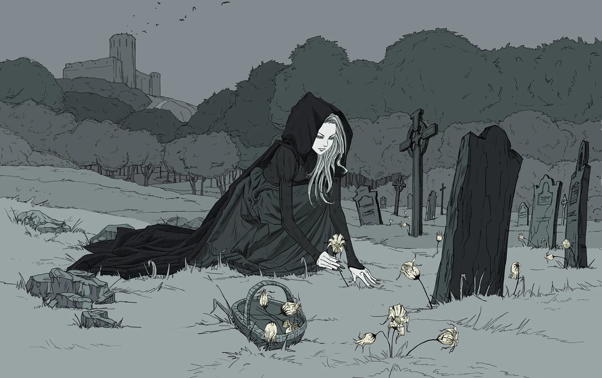 Черная краска graveyard. Abigail Larson ведьма. Эбигейл Ларсон вампир. Кладбище референс могилы.