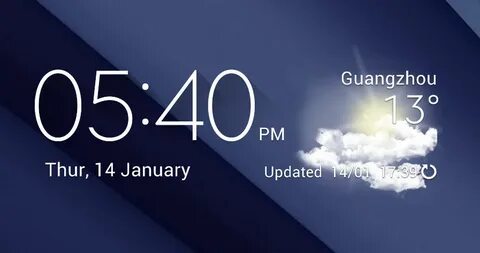 Samsung weather widget