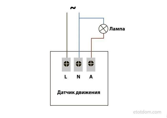 Схема подключения инфракрасного датчика движения. Схема подключения датчика движения к лампочке. Схема подключения инфракрасного датчика движения для освещения. Датчик движения Эра схема подключения. Подключение датчика движения к лампочке