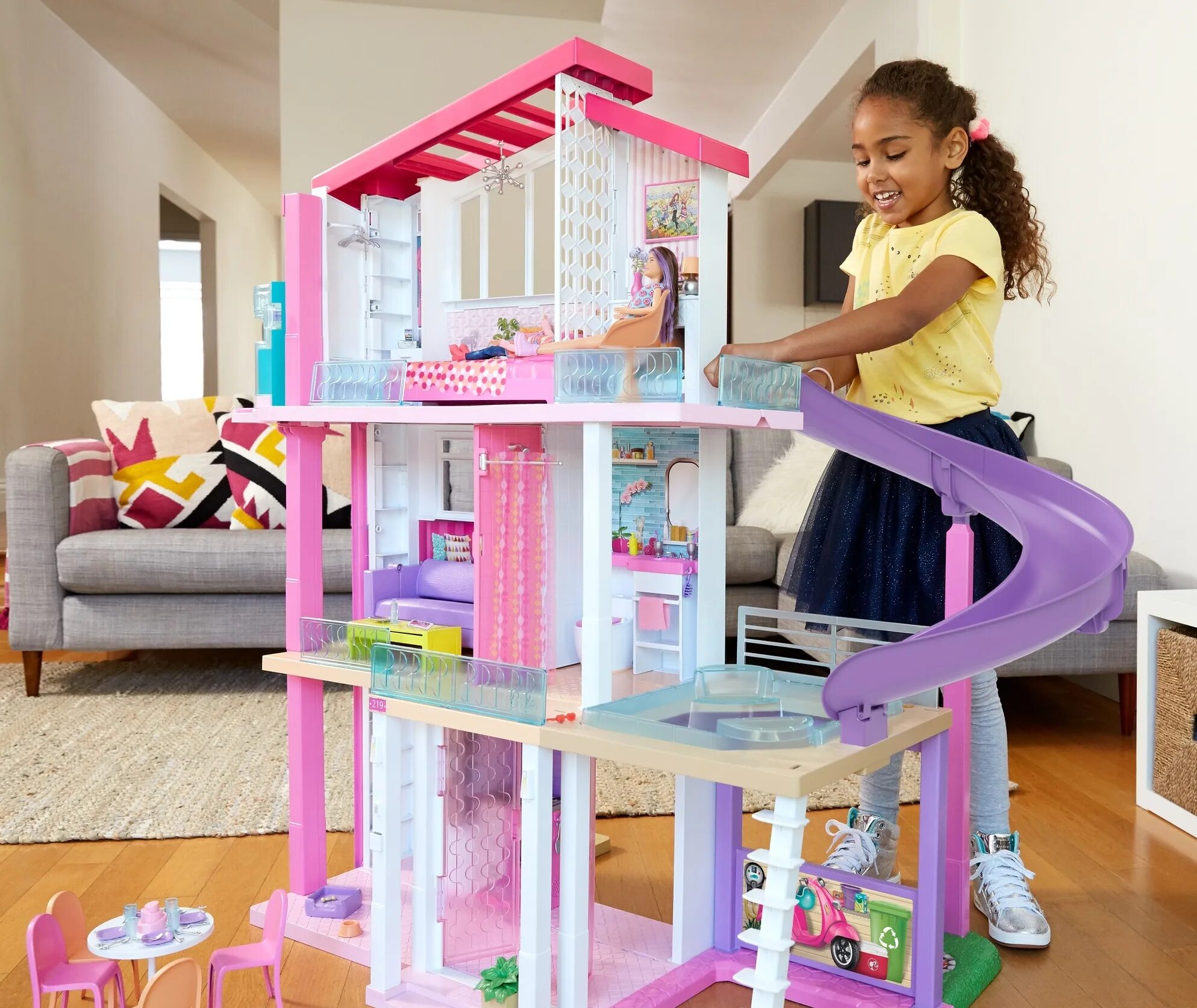 Как выглядит дом барби Отзывы о кукольный домик Barbie Новый дом в Малибу FXG57 отзывы покупателей на