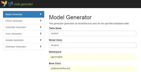 Model generate