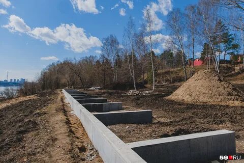 Подпорная стена на сваях