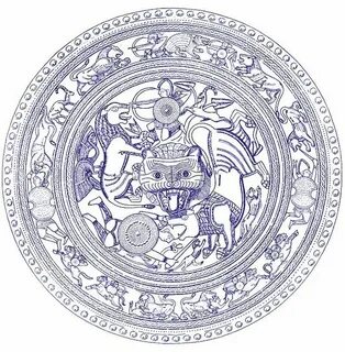 Щит ахилла рисунок