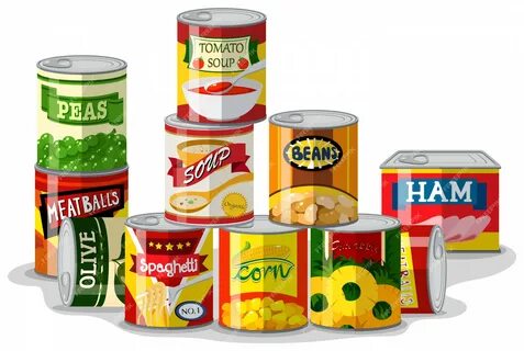 Types of canned foods