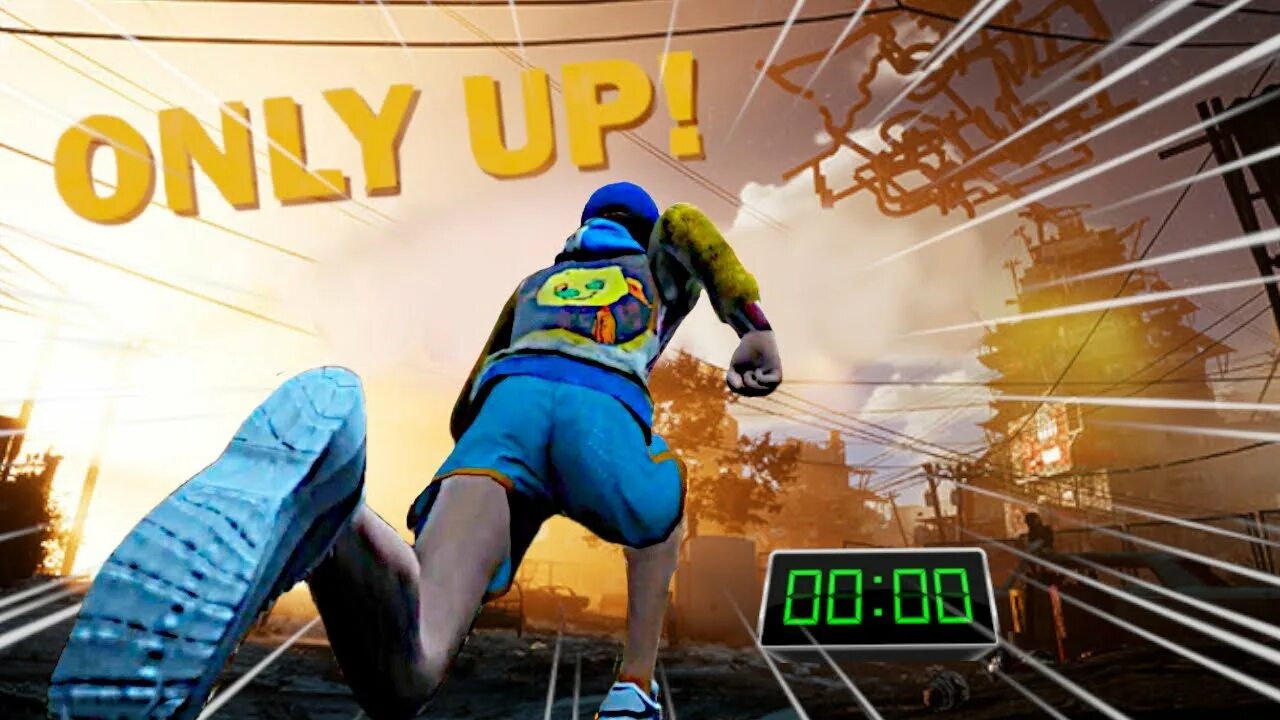 Only up go. Онли ап. Onlyup игра. Speedrun only up игра. Only up Steam.