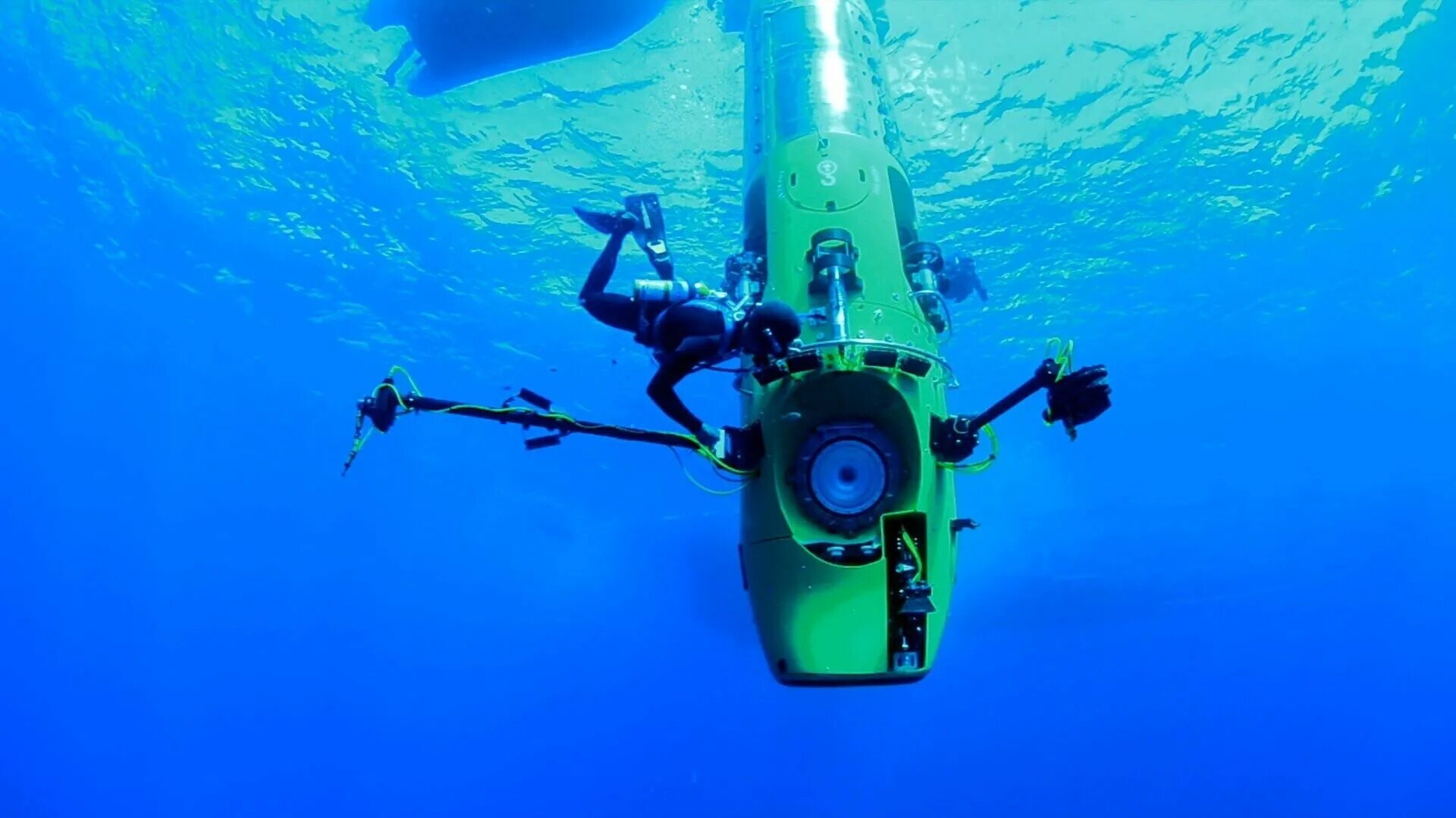 Максимальная глубина погружения лодок. Батискаф Джеймса Кэмерона. Deepsea Challenger Батискаф.