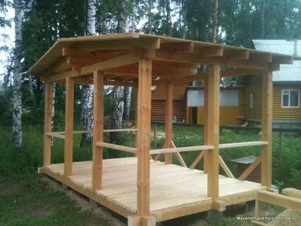 Деревянная беседка каркас