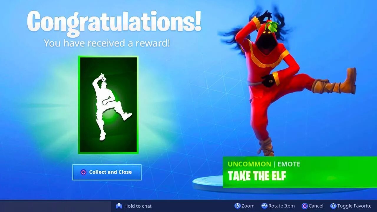 Take the elf. Take the elf fortnite. эмоция take the elf. фортнайт эмоция take the l новогодний.