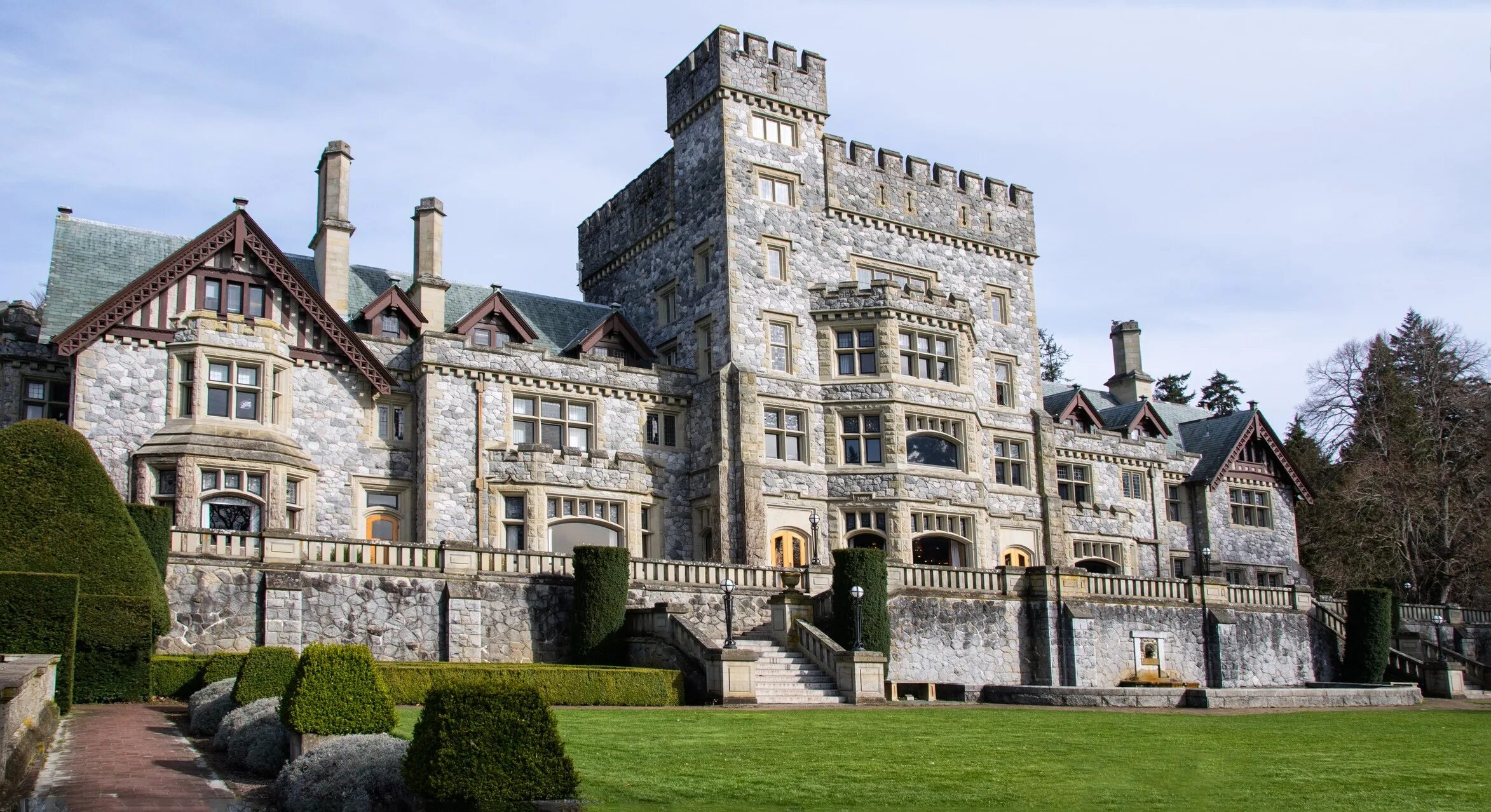 The castle was built in the
