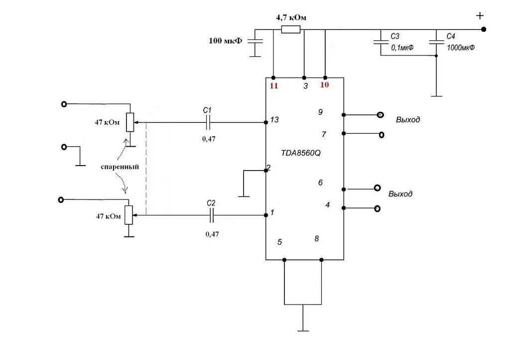Самодельной микросхемы. Схема tda8560. Тда 8560q схема усилителя. Усилитель мощности на тда8560. Усилитель на микросхеме tda8560q.