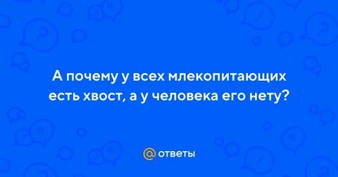 Когда у женщины были хвосты
