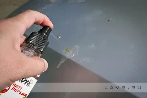 Чем оттереть тополь с машины