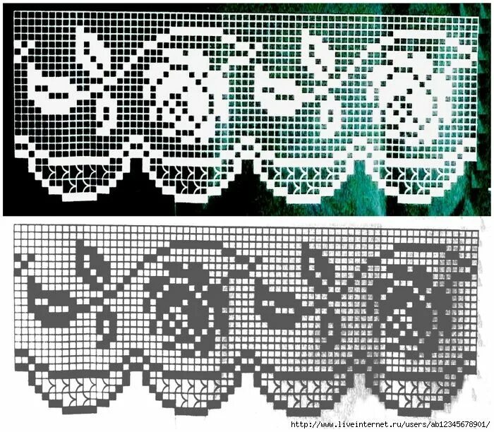 Техника филейного вязания крючком. Прошва кайма Филейка. Филейное кружево кайма схемы. Филейное вязание крючком прошва схемы. Подзор кайма филейное вязание.