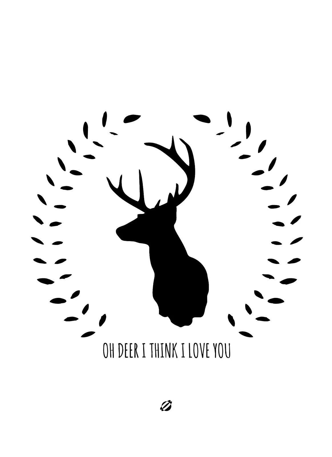 Deer перевод. Валентинка с оленем.