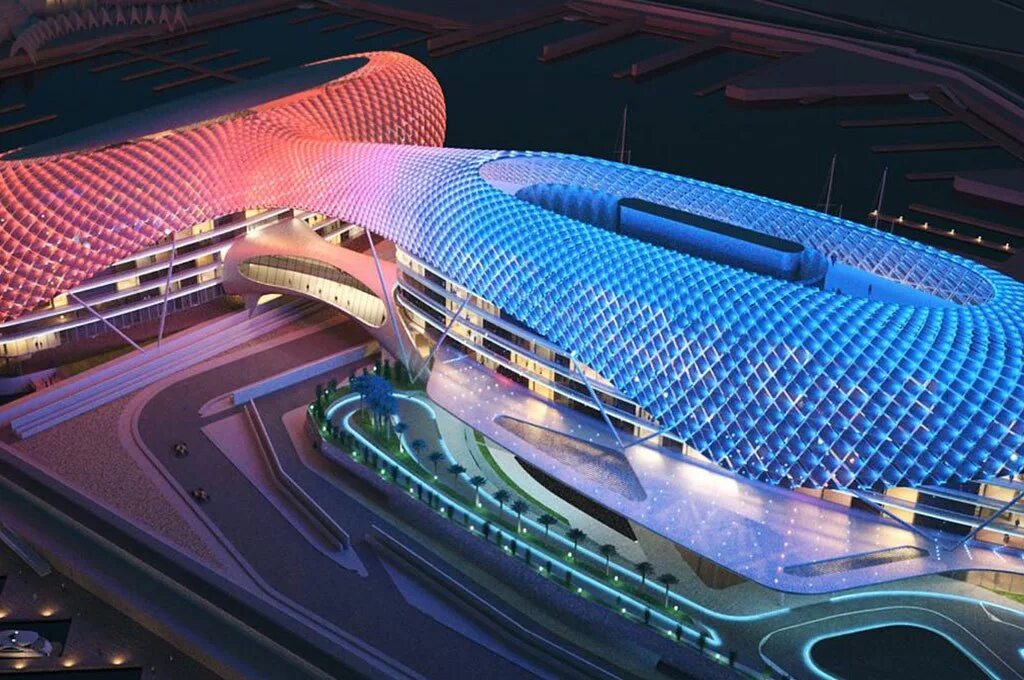 Абу Даби трасса yas Marina. Яс г