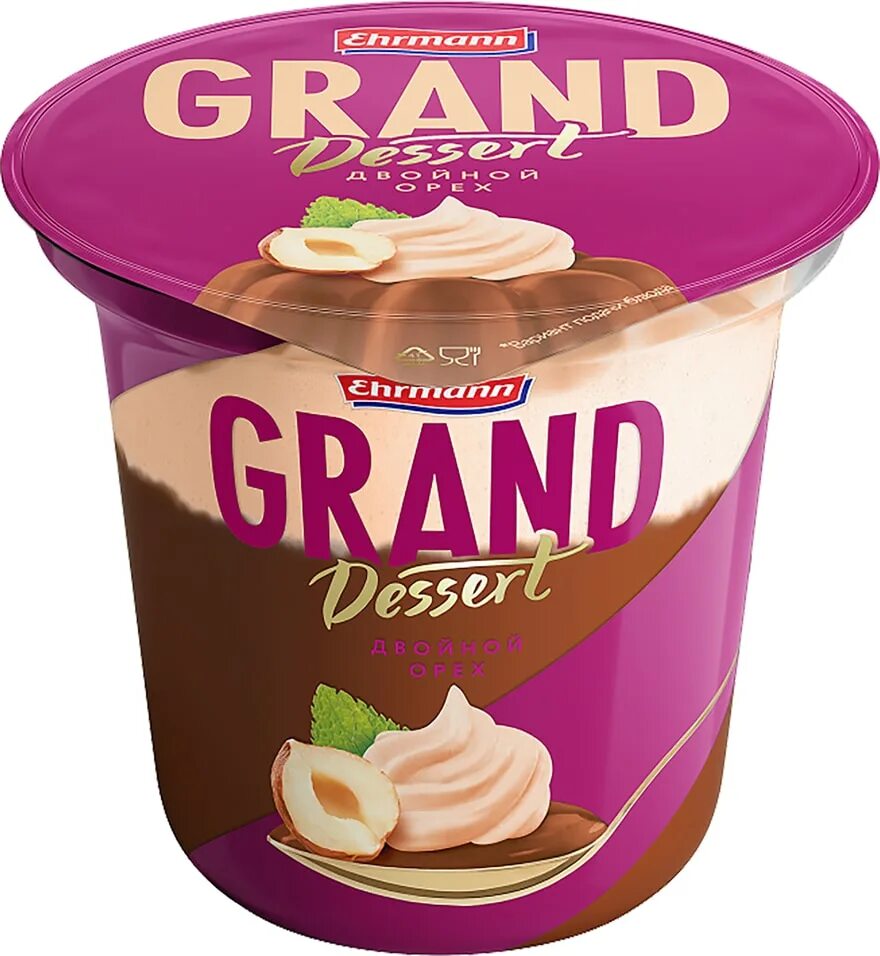 Пудинг Ehrmann Grand Dessert. Гранд десерт пудинг 200 гр., ООО Эрманн. Пудинг молочный Ehrmann Grand Dessert шоколад 5.2% 200г. Пудинг Гранд двойной орех. Ehrmann grand dessert шоколад