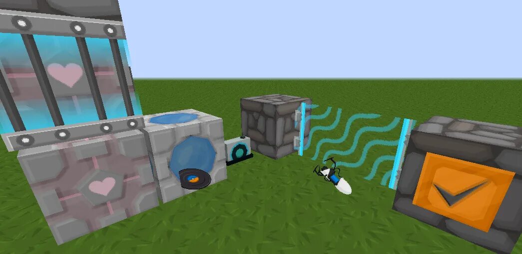 16. 16 5. 5. портальная пушка майнкрафт 1. портал ган гиф.