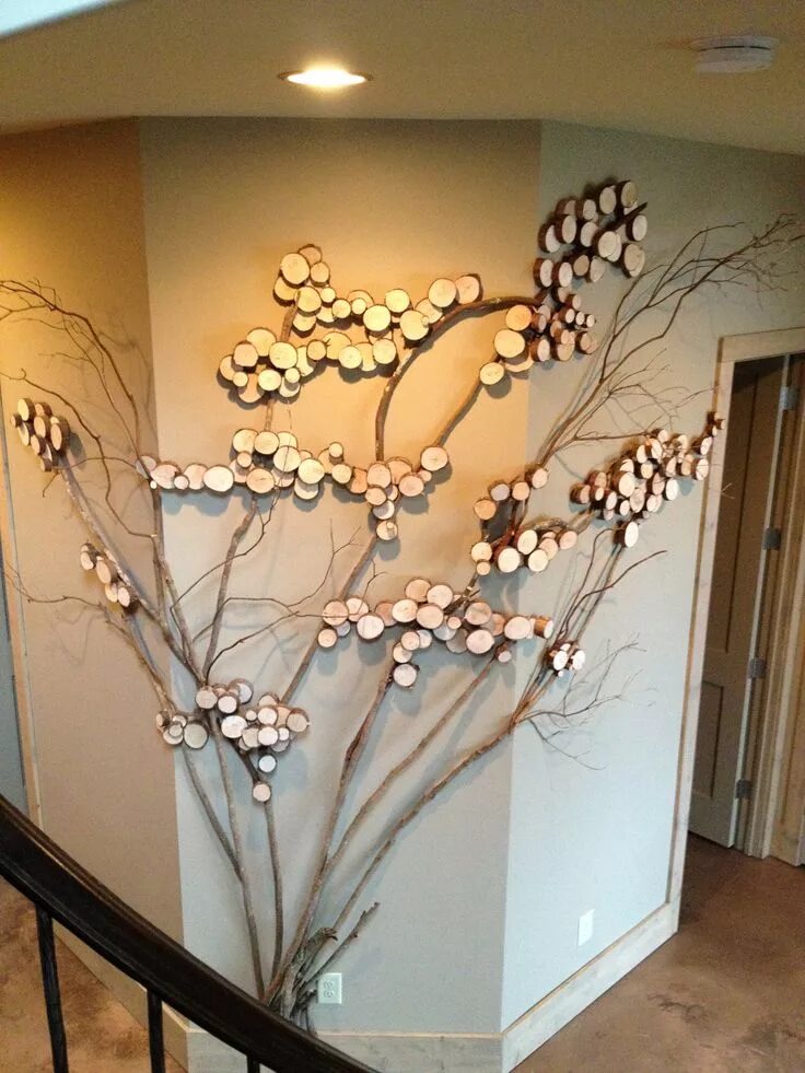 painting with a broom Home projects, Home diy, Wall painting