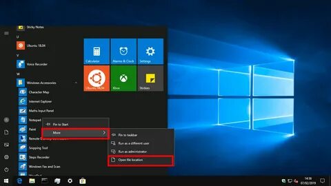 Start folder