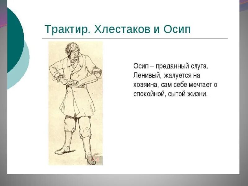 Каким представляется хлестаков в характеристике его слуги. Гоголь ревизор осип характеристика. образ осипа слуги хлестакова. герои комедии ревизор осип. осип слуга хлестакова.