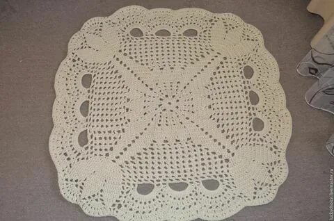 Ковры из шнуров схемы