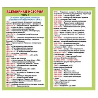 События всемирной истории