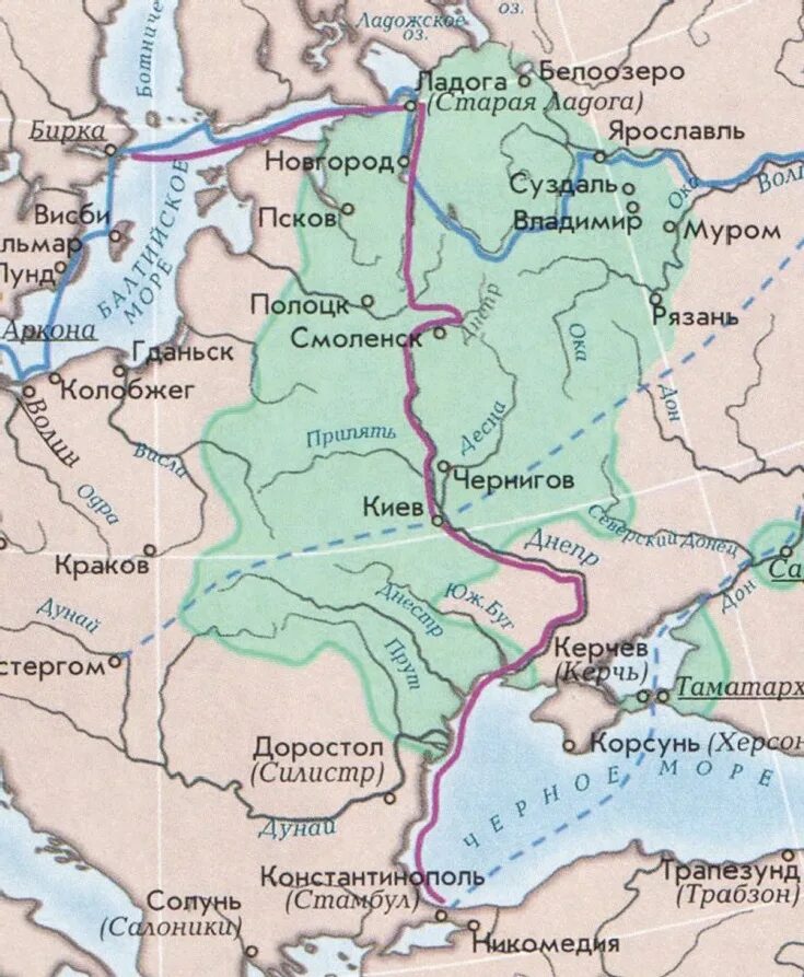 Путь из Варяг в греки на карте древней Руси. Путь из Варяг в греки на карте древней Руси 6. Карта путь из Варяг в греки карта. Путь из Варяг в греки на карте. Волынская земля из варяг в греки