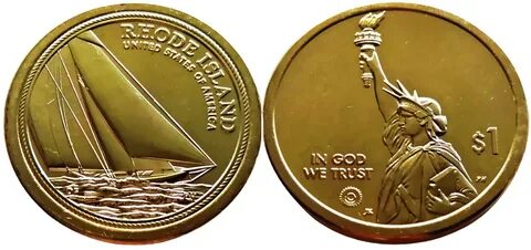 Монеты номиналом 1 доллар