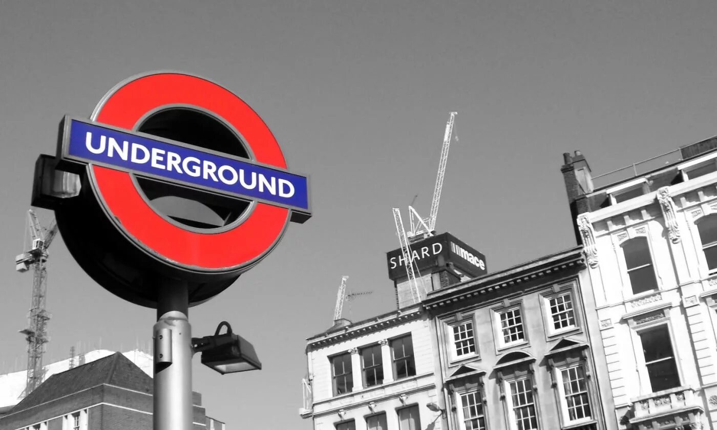 The underground is the most convenient form. Underground sign.